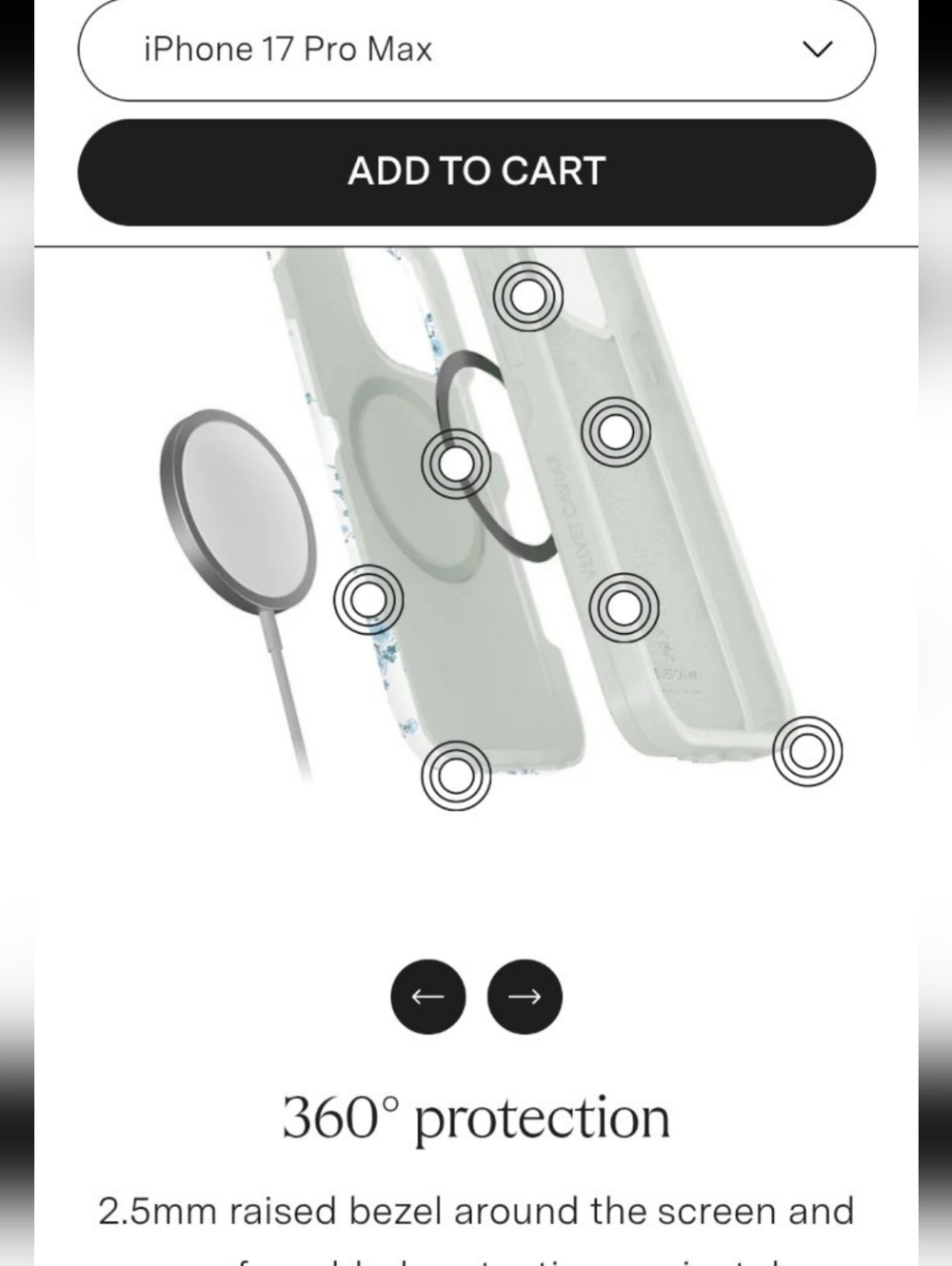 VELVET CAVIAR Magsafe Case for iPhone 17 Pro Max RETAIL $40 - Picture 11 of 12